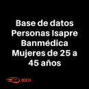 BBDD Personas Isapre Banmédica Mujeres 25 a 45 años ( 1.872 contactos) - Basededatoschile.cl | venta de contactos empresariales