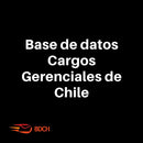 Base de datos Cargos gerenciales de Chile (40.123 Contactos).