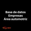 Base de Datos Empresas Relacionada con vehículos (5.663 contactos).