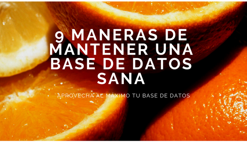 Mantener sana una base de datos de correos electrónicos