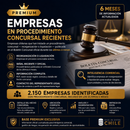 Base de Datos Premium Empresas en Procedimiento Concursal de Chile 2026 / 1500 contactos
