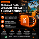 Base de datos Agencias de viajes, operadores turísticos y servicios de reservas en todo Chile. 2.600 Contactos