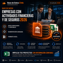 Base de Datos Empresas de Actividades Financieras y de Seguros Chile 2026 / 13.000 Contactos