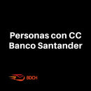 Base de datos Personas con CC Banco Santander (26.000 Contactos), excel descargable. Basededatoschile.cl