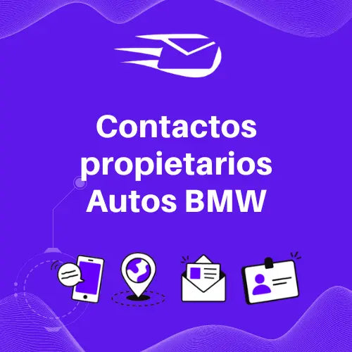 Contacto personas con automóvil marca BMW 2025 (55.000 contactos) Basededatoschile.cl