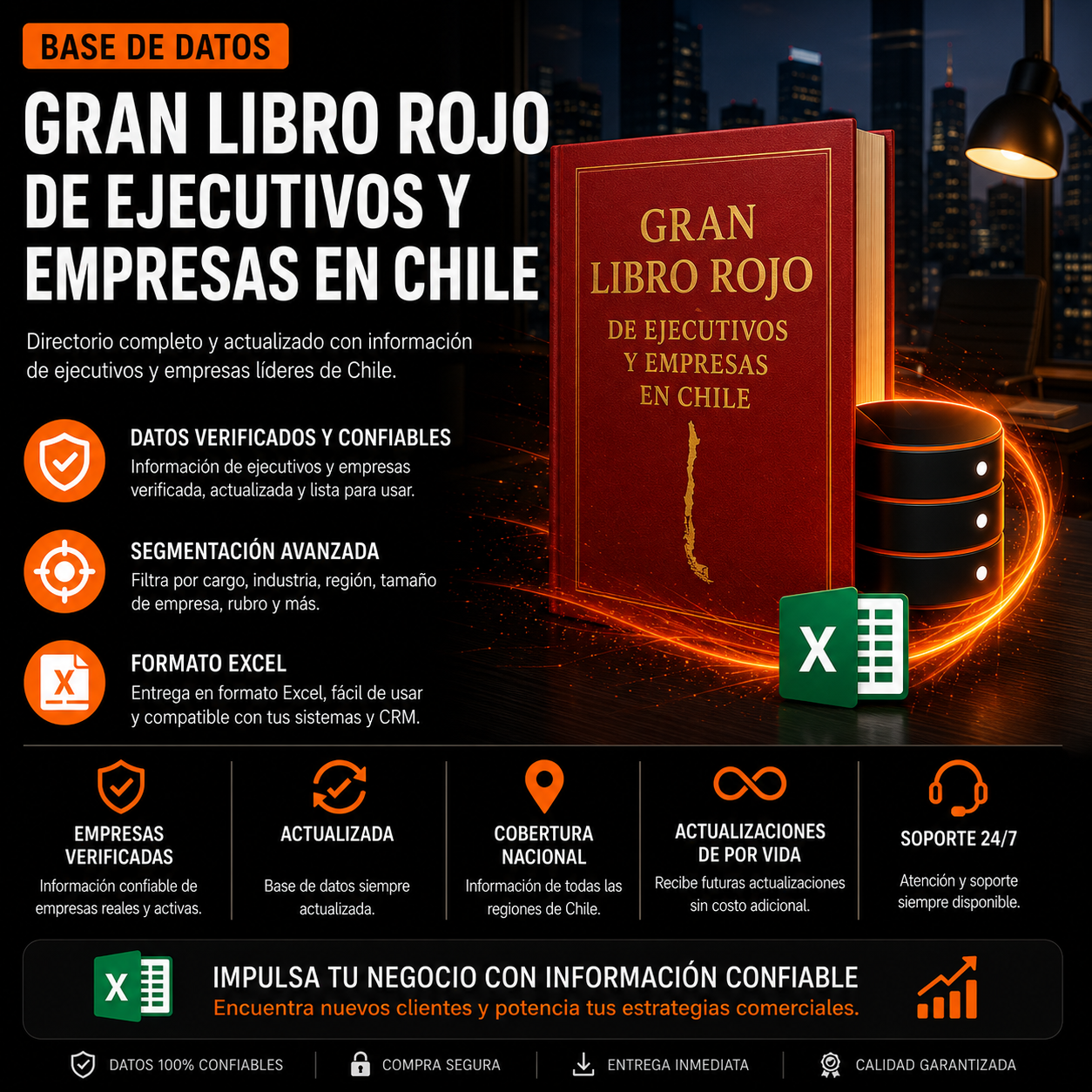 Directorio Hot Chile 2026 | Libro Rojo Empresas y Ejecutivos