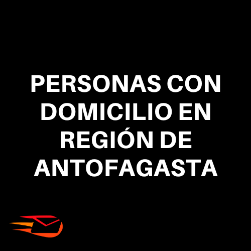 Contacto de personas con domicilio en región de Antofagasta 2023 (16.500 contactos) - Basededatoschile.cl | venta de contactos empresariales 