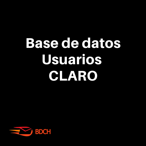 Base de datos TELCOS  Usuarios telefonía CLARO (100.000 Contactos) - Basededatoschile.cl | venta de contactos empresariales 