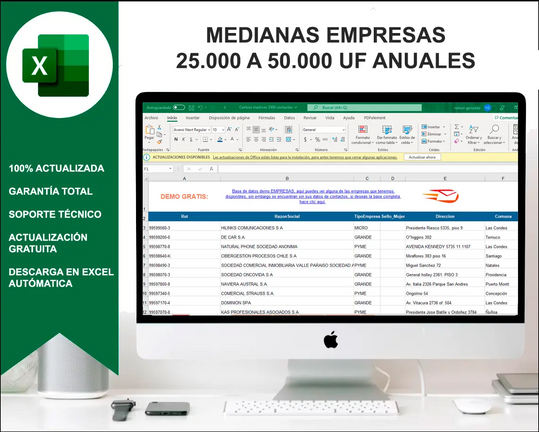 BASE DE DATOS MEDIANAS EMPRESAS VENTA DE EMAILS