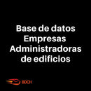 Base de Datos Empresas Administradoras de edificios 2023 (1.500 contactos).