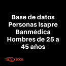 BBDD Personas Isapre Banmédica hombres 25 a 45 años ( 2.281 contactos) - Basededatoschile.cl | venta de contactos empresariales 