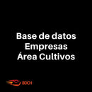 Base de datos empresas área Cultivos (5.700 contactos).