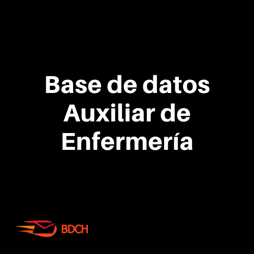 Base de datos de Auxiliar enfermería en Chile (26.000 Contactos) - Basededatoschile.cl | venta de contactos empresariales 