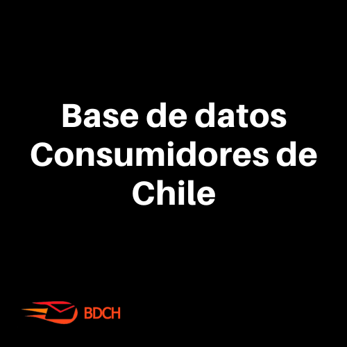 BASE DE DATOS CONSUMIDORES DE CHILE