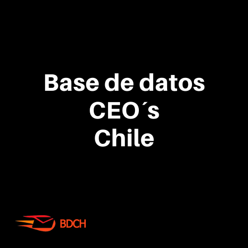 Base de datos de CEO´s en Chile (500 Contactos) - Basededatoschile.cl | venta de contactos empresariales 