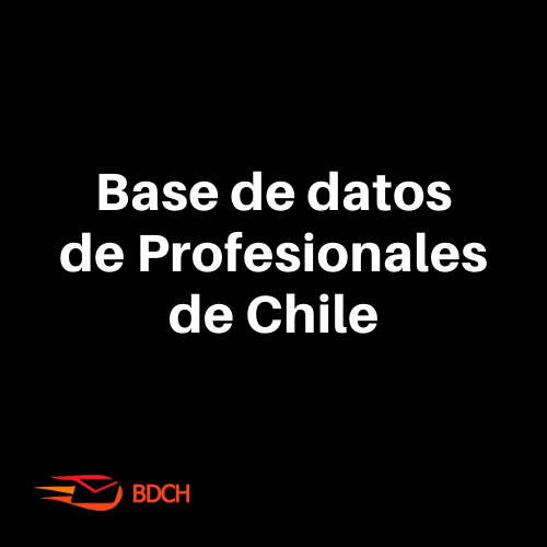 Base de Datos Profesionales de Chile 2023 (90.000 Contactos).