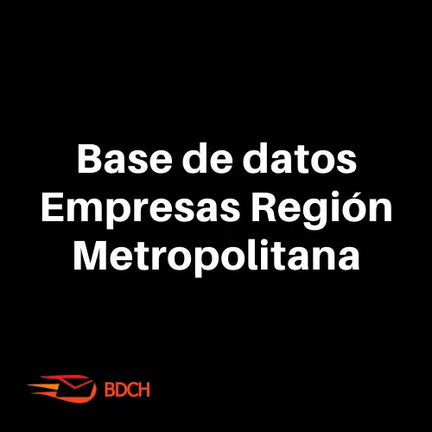 Base de datos empresas De Santiago RM (144.000 Contactos).