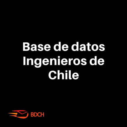 Base de datos de ingenieros en Chile (13.700 Contactos).