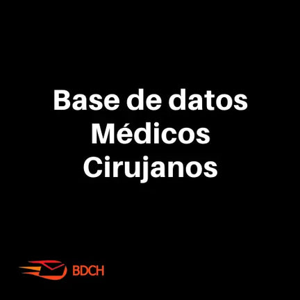 base de datos médicos cirujanos