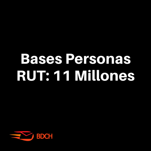 Base de datos Personas RUT 11 millones (10.000 Contactos) - Basededatoschile.cl | venta de contactos empresariales 
