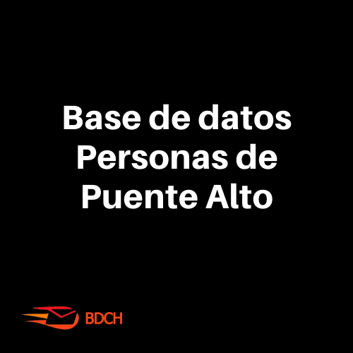 Base de datos de personas con domicilio en PUENTE ALTO (179.000 contactos), Archivo excel descargable - Basededatoschile.cl | venta de contactos empresariales 