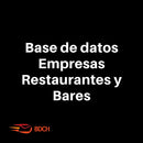 Base de datos Restaurantes y Bares 2023 (5.901 contactos).