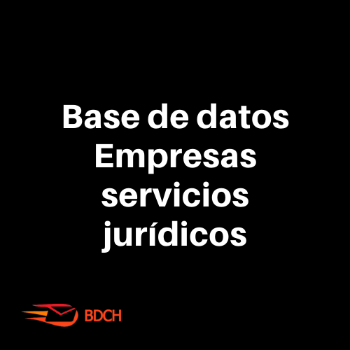 Base de datos empresas Jurídicas y abogados (2.649 contactos).