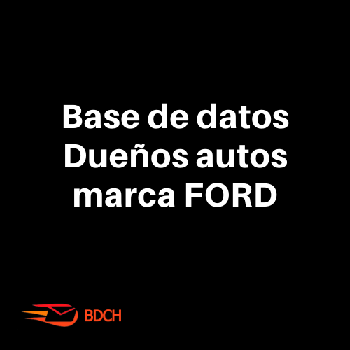 Base de datos dueños autos FORD 2023 (57.500 Contactos) - Basededatoschile.cl | venta de contactos empresariales 