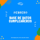 Base de datos cumpleañeros en Febrero 14.800 contactos, archivo Excel descargable - Basededatoschile.cl | venta de contactos empresariales 
