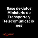 Base de datos Ministerio de Transporte (55 contactos) - Basededatoschile.cl | venta de contactos empresariales 