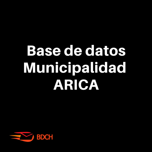 Base de datos Municipalidad ARICA (188 Contactos) - Basededatoschile.cl | venta de contactos empresariales 