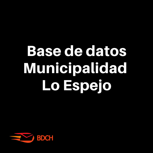 Base de datos Municipalidad Lo Espejo (41 Contactos) - Basededatoschile.cl | venta de contactos empresariales 