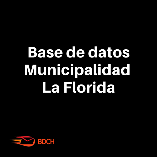 Base de datos Municipalidad La Florida (85 Contactos) - Basededatoschile.cl | venta de contactos empresariales 