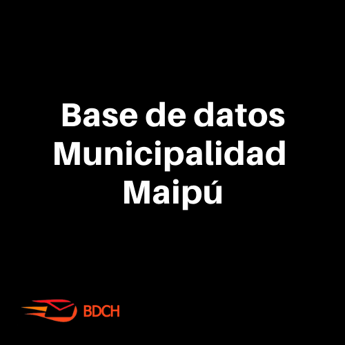 Base de datos Municipalidad Maipú (37 Contactos) - Basededatoschile.cl | venta de contactos empresariales 