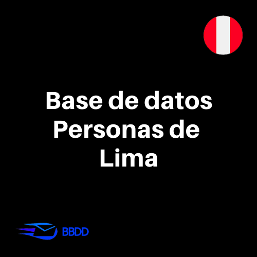 Base de datos Personas en Lima Perú 2022 (190.000 contactos) - Basededatoschile.cl | venta de contactos empresariales 